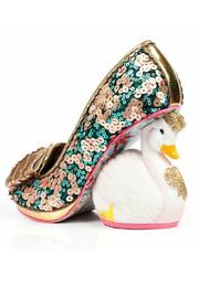 Sequin swan heels