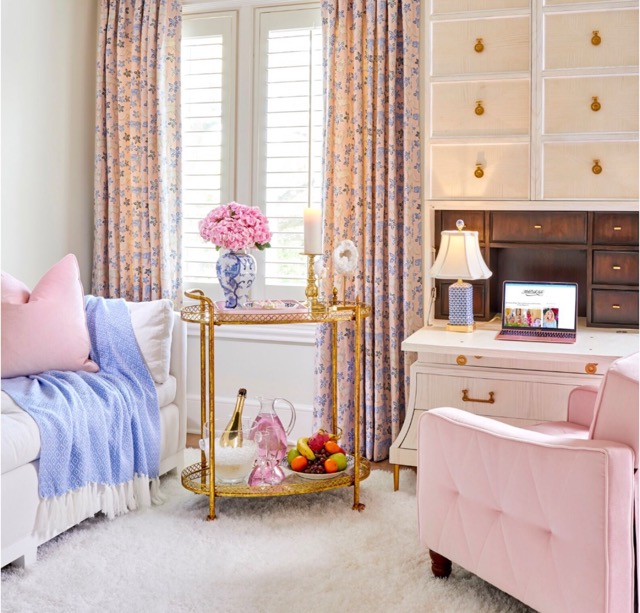Pink and Blue Bedroom | Turtle Creek Lane