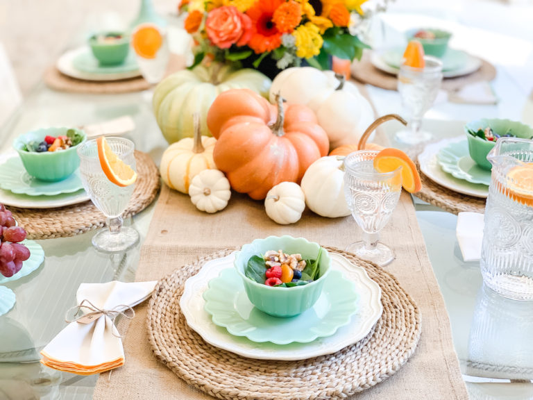 Transitioning a Summer Table to Fall | Turtle Creek Lane