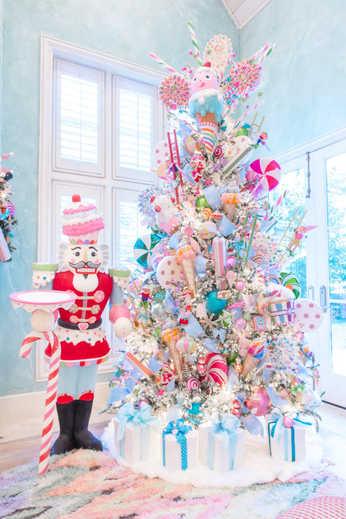Candy theme christmas tree